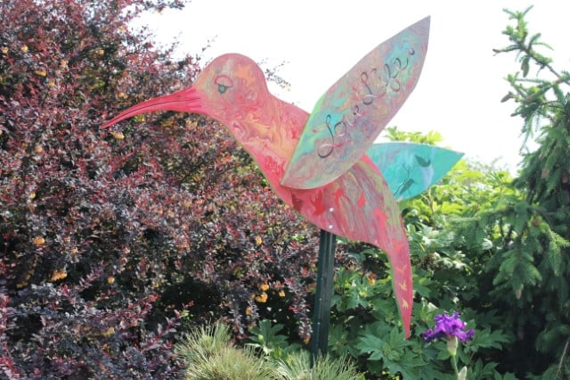 Art in the Garden 2018 Gallery of hummingbirds